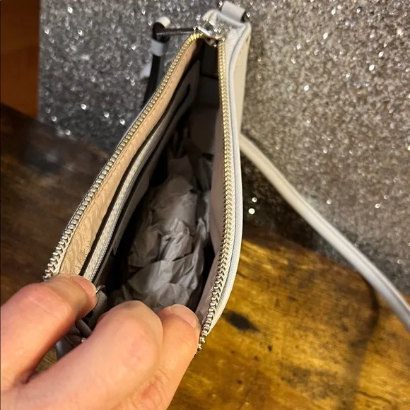 Calvin Klein Light Gray Crossbody Bag - Picture 3 of 4